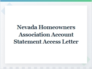 How to Access Your Nevada Hoa Account Statement
