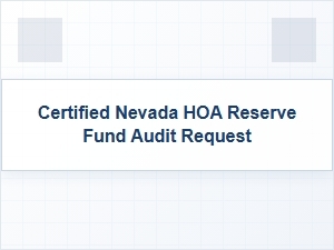 Professional Nevada Hoa Reserve Fund Audits