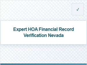 Financial Audit Services for Nevada Hoas